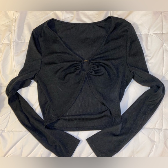 Medium Shein Long Sleeve Crop Top - Picture 1 of 1